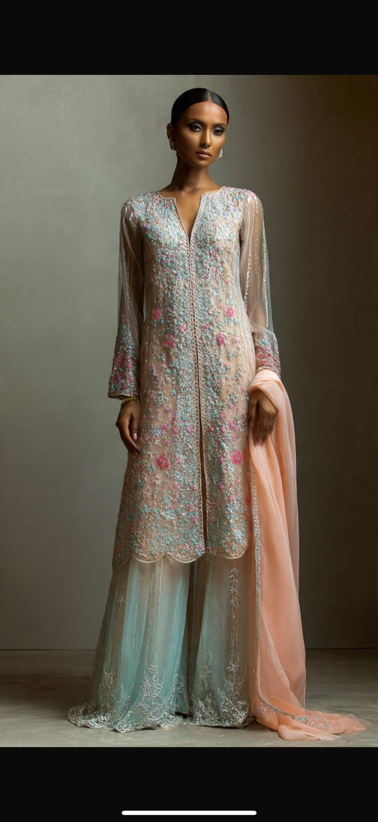 Pastel sharara sets are having a moment