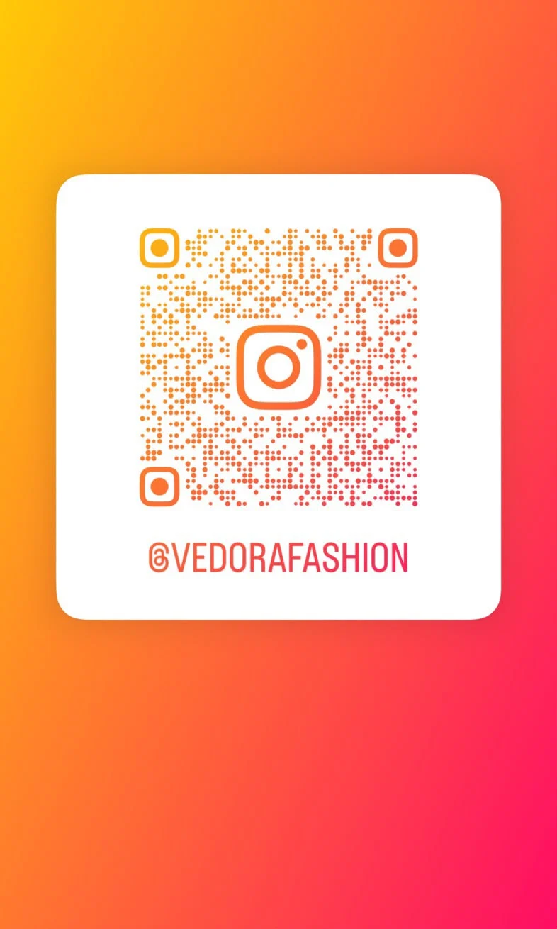 Instagram QR — @vedorafashion
